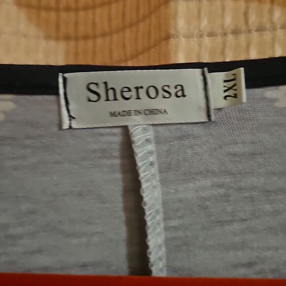 Sherosa woman T shirt dress floral 2 XL - Picture 2 of 5